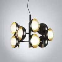 Tooy Muse Large Chandelier - Sand Black, Copper