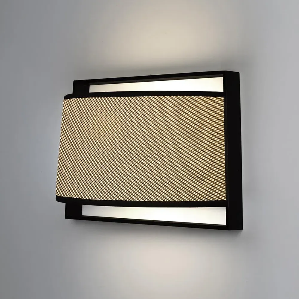 Wall Lamp - White, Fabric