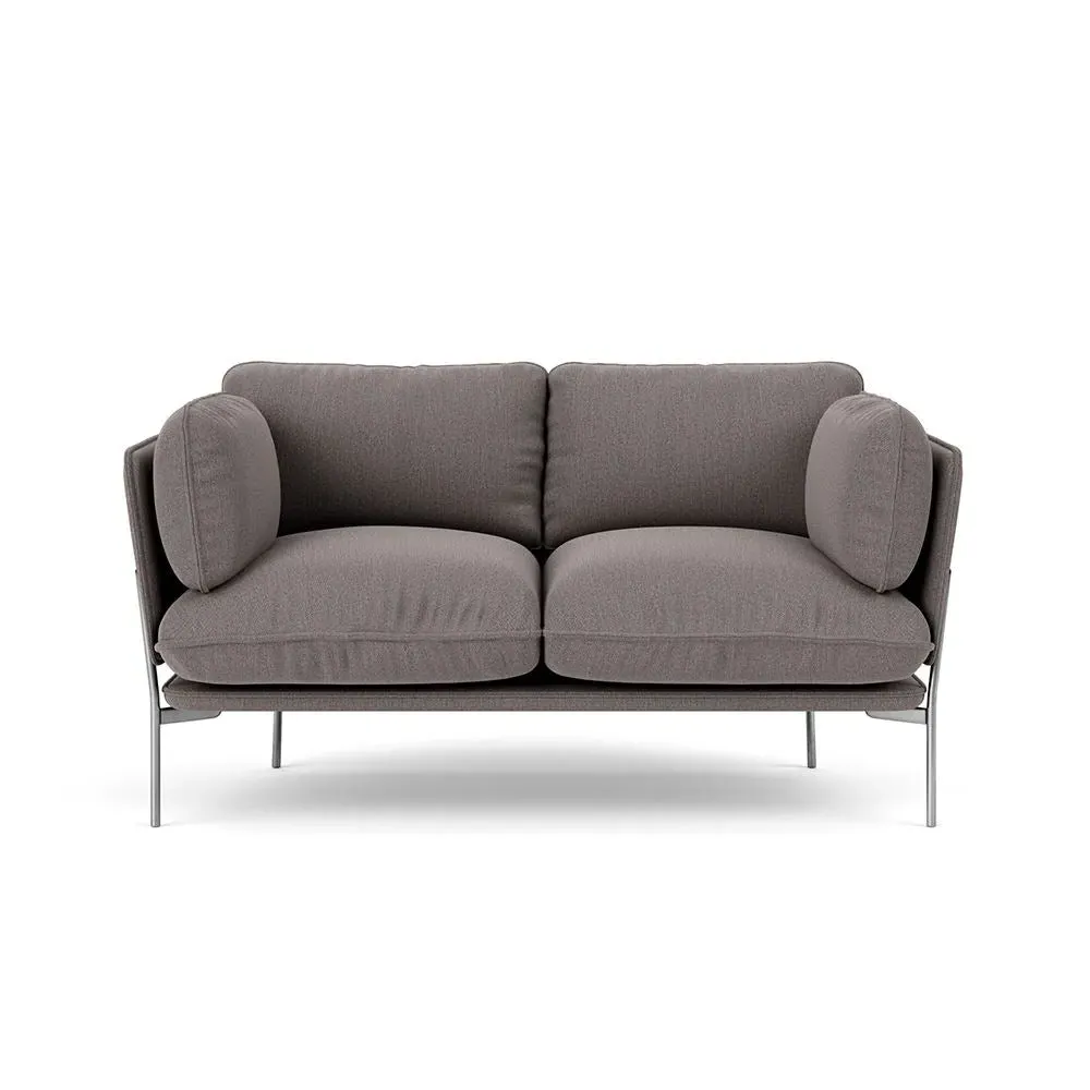 2-Seater Cloud Sofa with Chrome Base - Re-Wool image