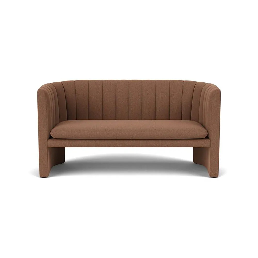 2-Seater Loafer Sofa with Quilting - Re-Wool