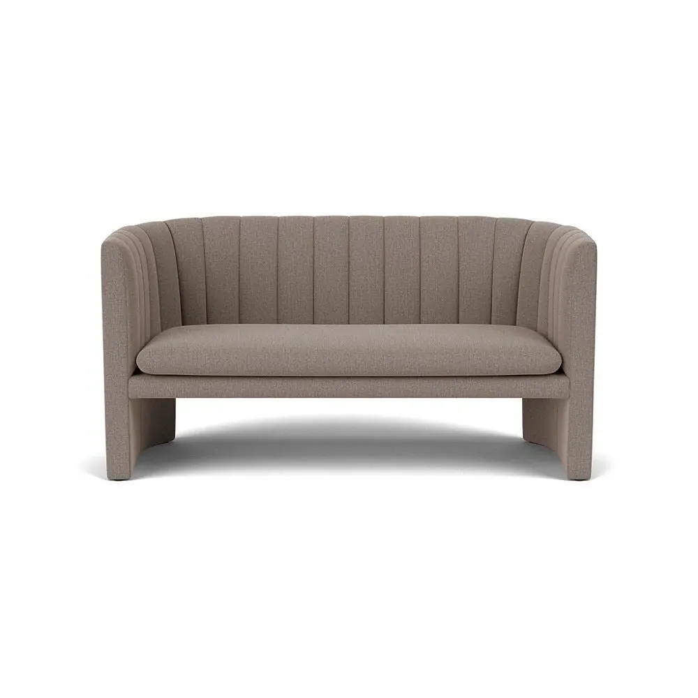 2-Seater Loafer Sofa with Quilting - Re-Wool