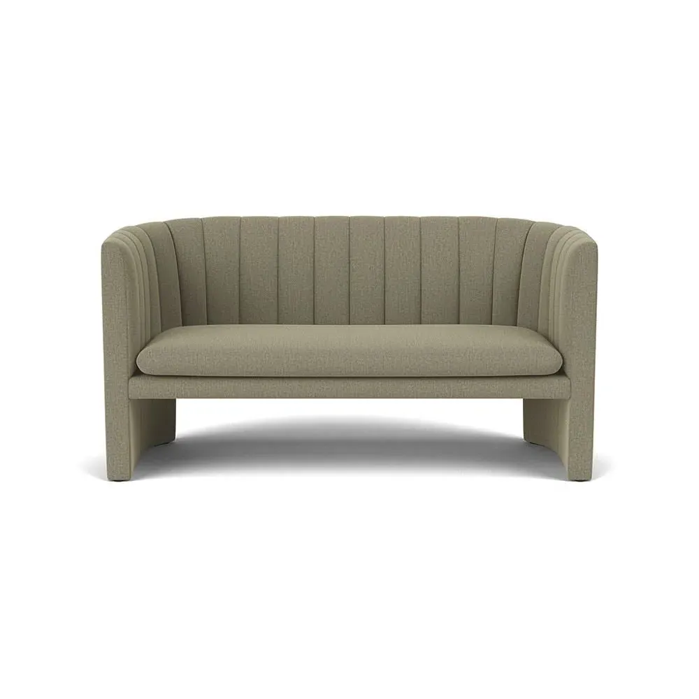 2-Seater Loafer Sofa with Quilting - Re-Wool