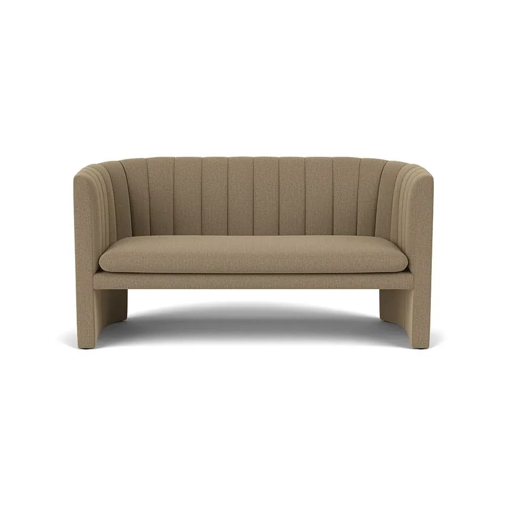 2-Seater Loafer Sofa with Quilting - Re-Wool