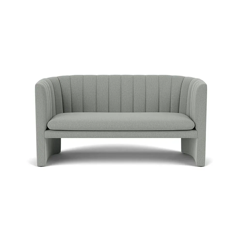 2-Seater Loafer Sofa with Quilting - Re-Wool