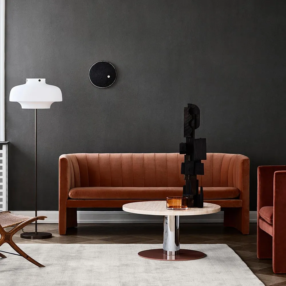 2-Seater Loafer Sofa with Quilting - Re-Wool