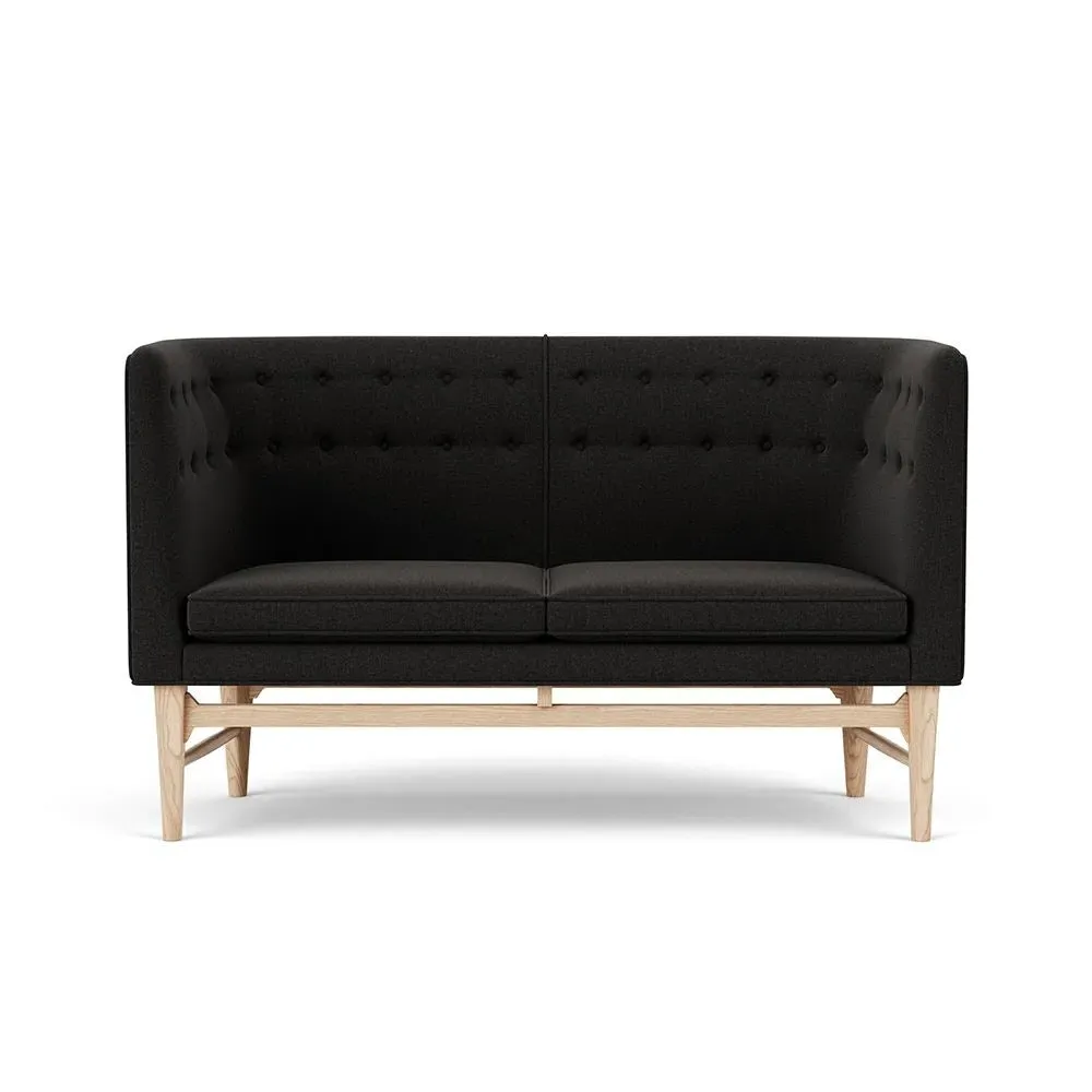 2-Seater Sofa - Re-Wool, Oiled Oak image