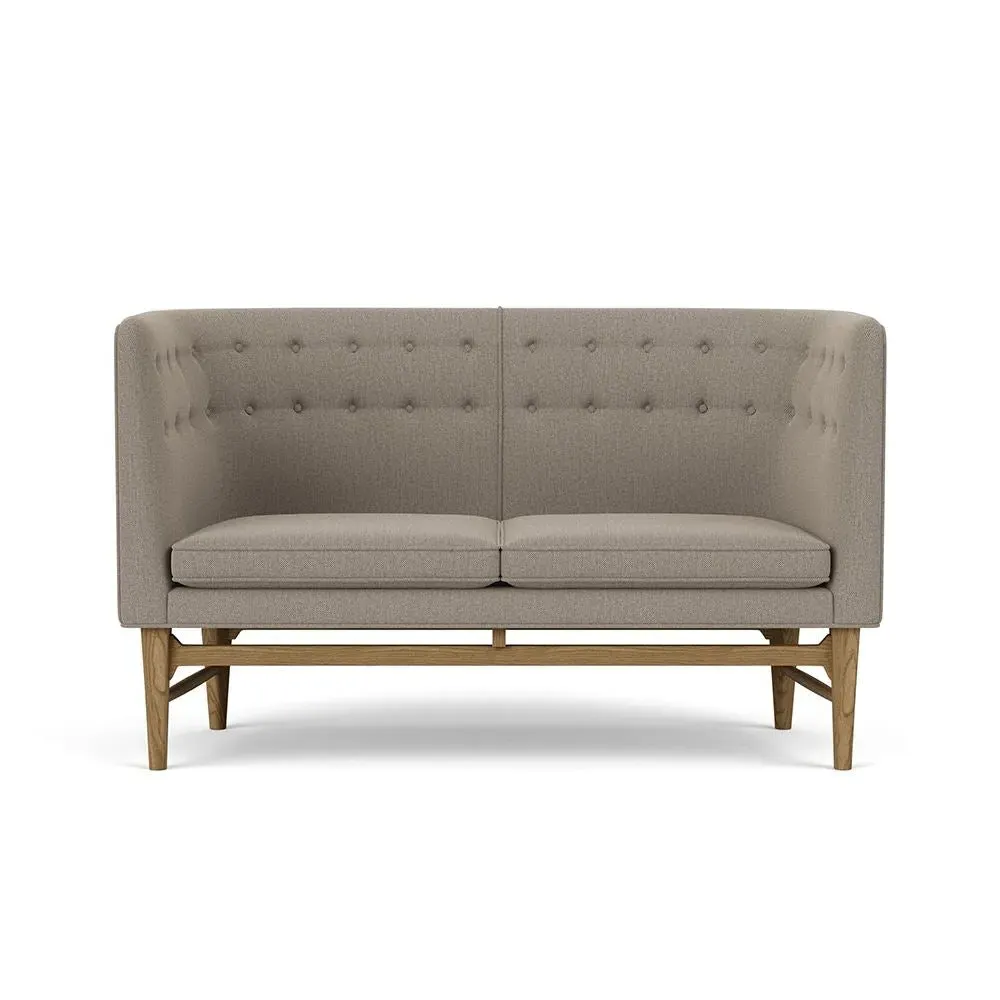2-Seater Sofa - Re-Wool, Smoked Oiled Oak