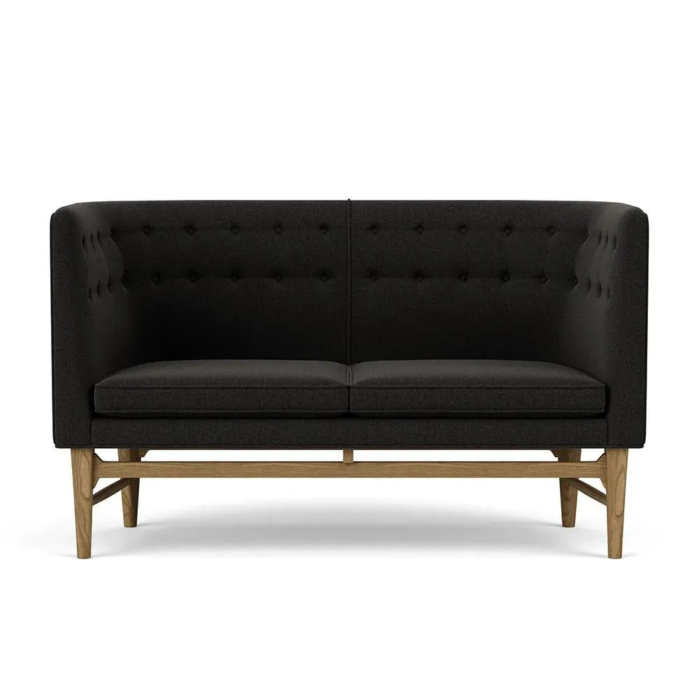 2-Seater Sofa - Re-Wool, Smoked Oiled Oak