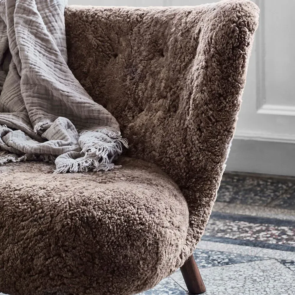 2-Seater Sofa with Hand-Stitched - Sahara