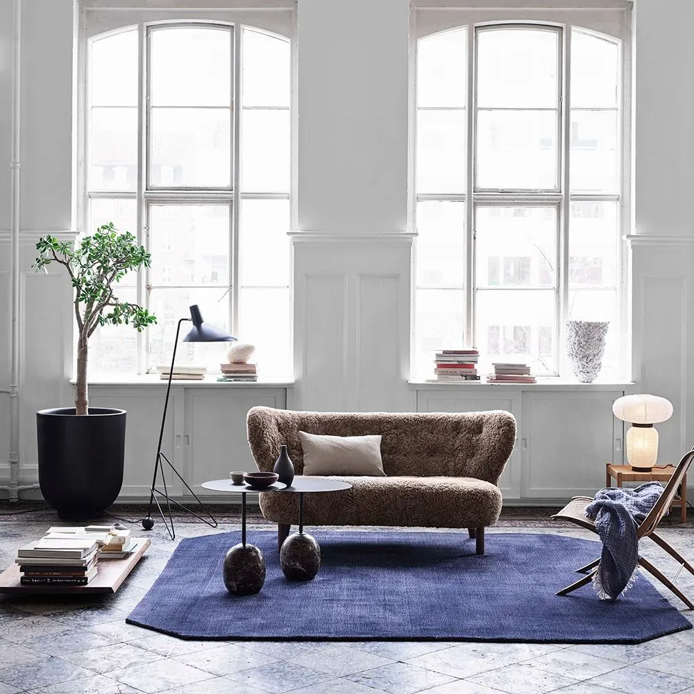 2-Seater Sofa with Hand-Stitched - Sahara