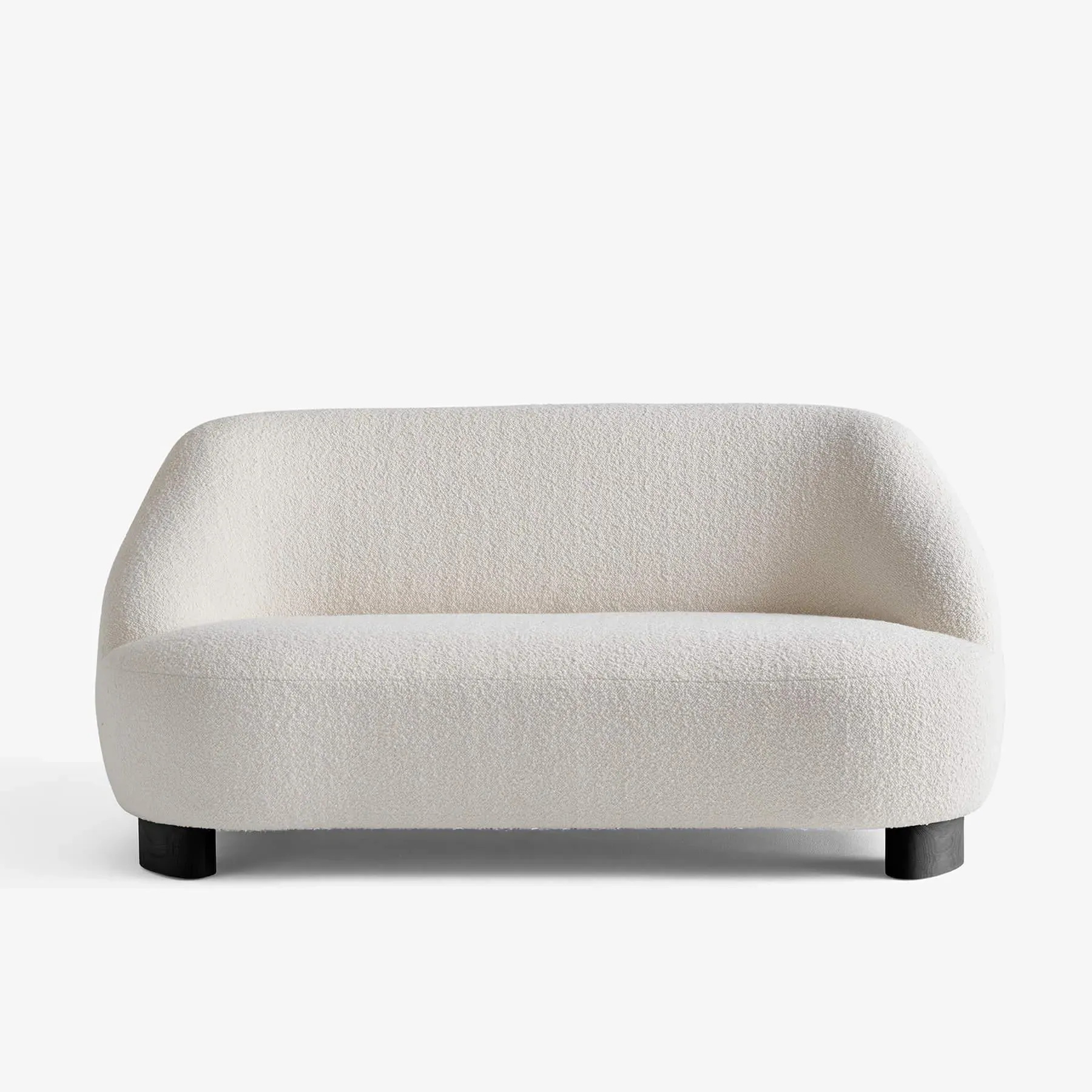 2-Seater Sofa with Oak Frame - Karakorum, Fabric image