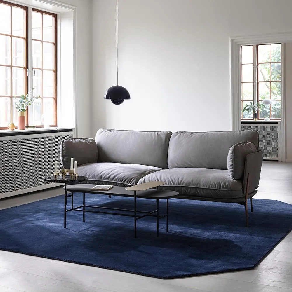 3-Seater Cloud Sofa - Black, Re-Wool