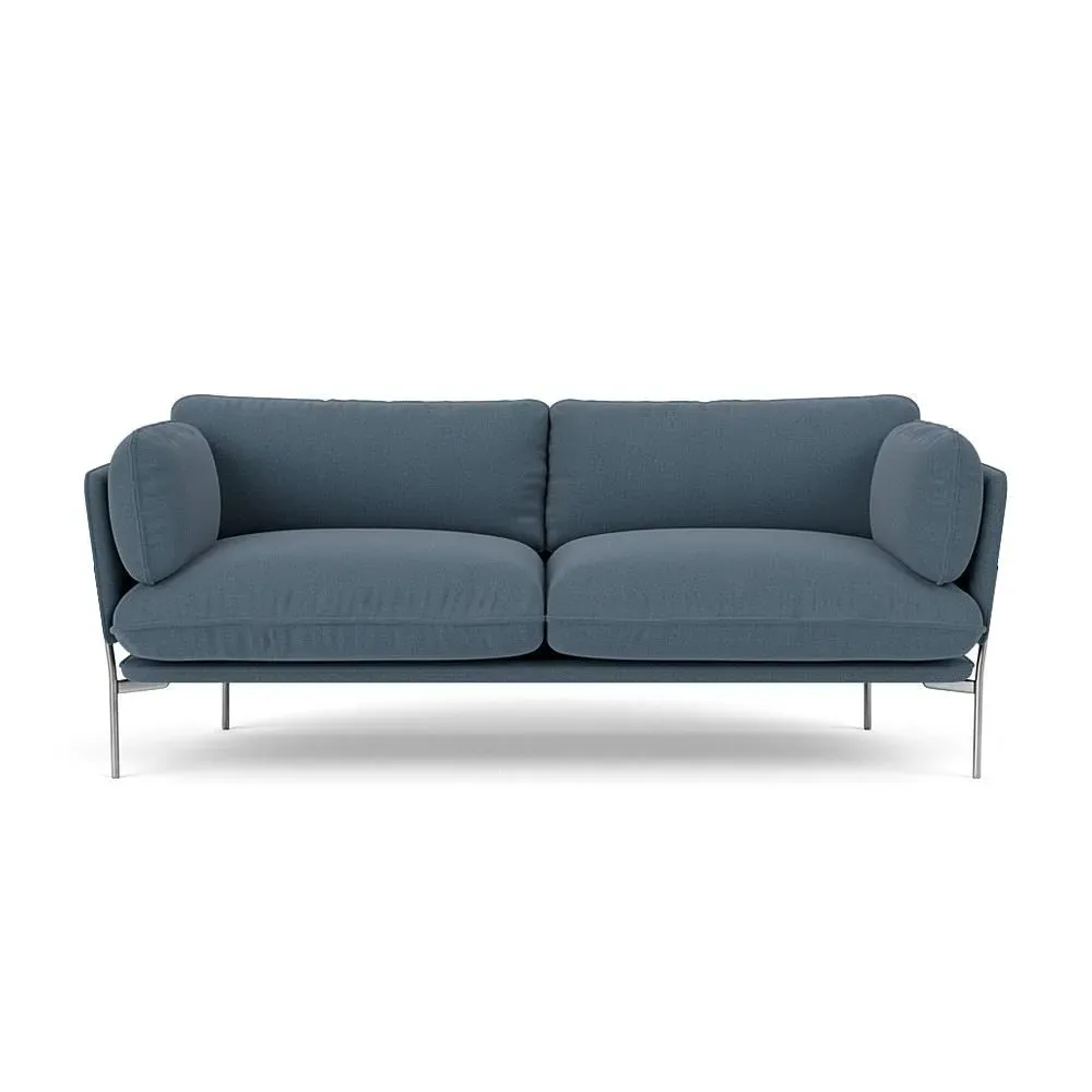 3-Seater Cloud Sofa with Chrome Base - Re-Wool