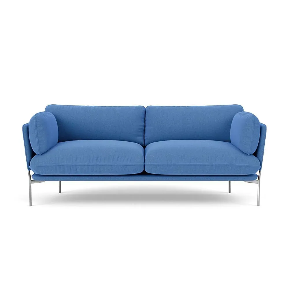 3-Seater Cloud Sofa with Chrome Base - Re-Wool