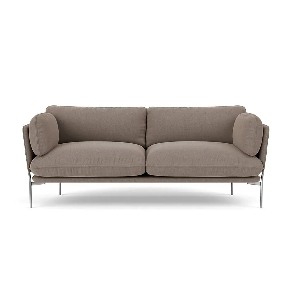 3-Seater Cloud Sofa with Chrome Base - Re-Wool