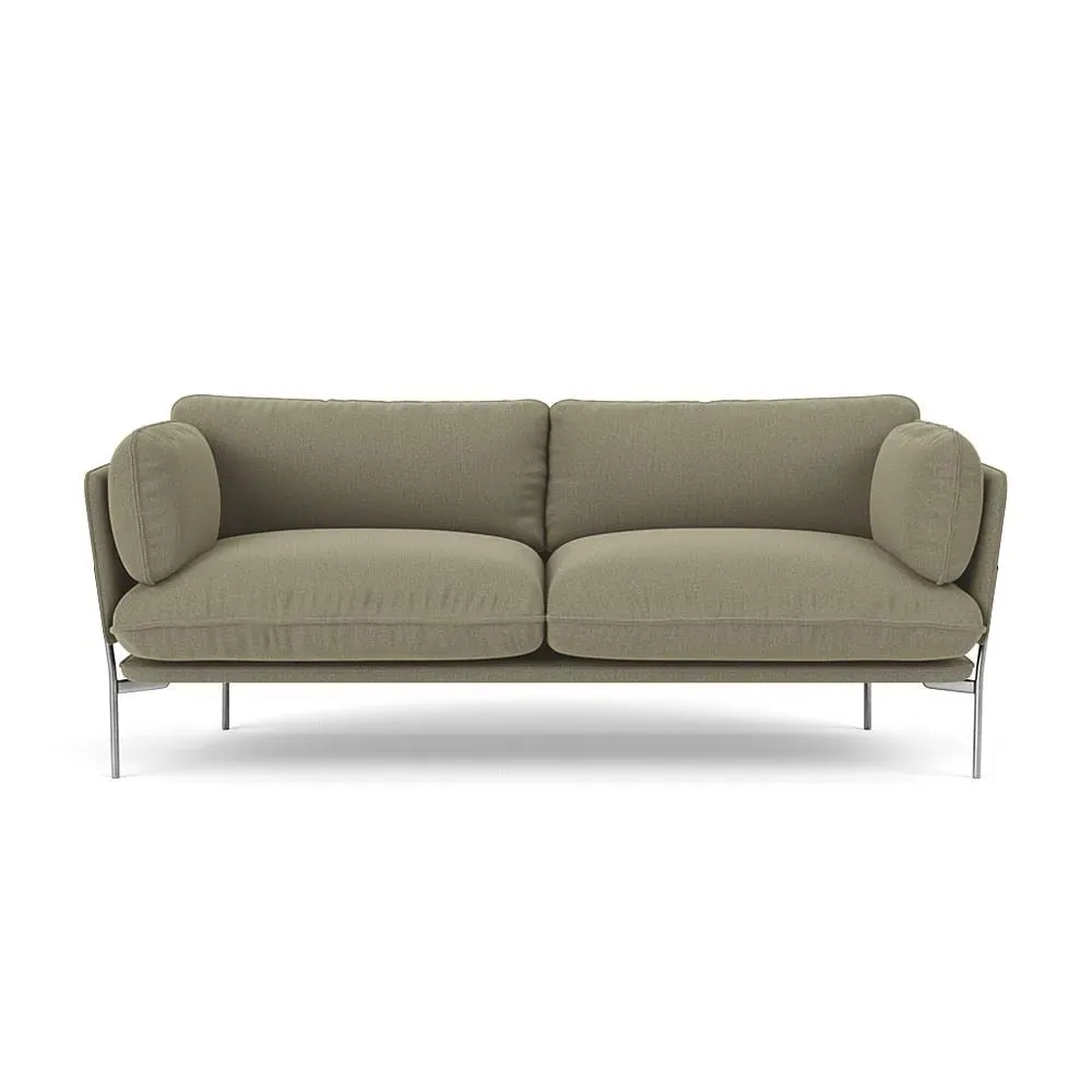3-Seater Cloud Sofa with Chrome Base - Re-Wool