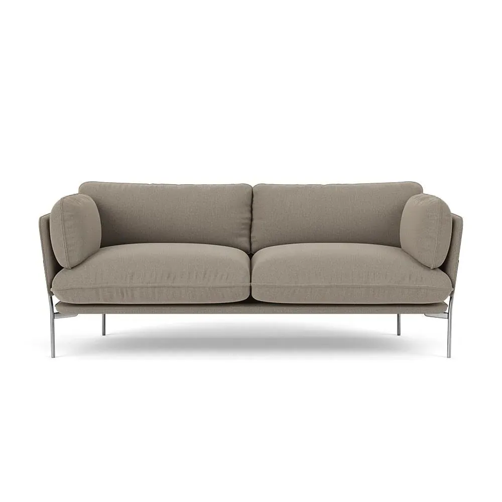 3-Seater Cloud Sofa with Chrome Base - Re-Wool