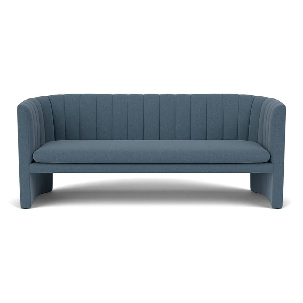 3-Seater Loafer Sofa with Quilting - Re-Wool