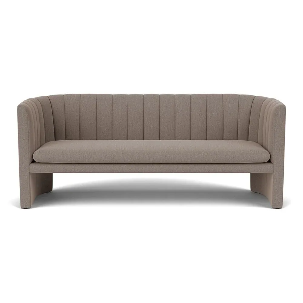 3-Seater Loafer Sofa with Quilting - Re-Wool