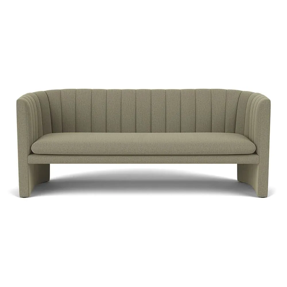 3-Seater Loafer Sofa with Quilting - Re-Wool