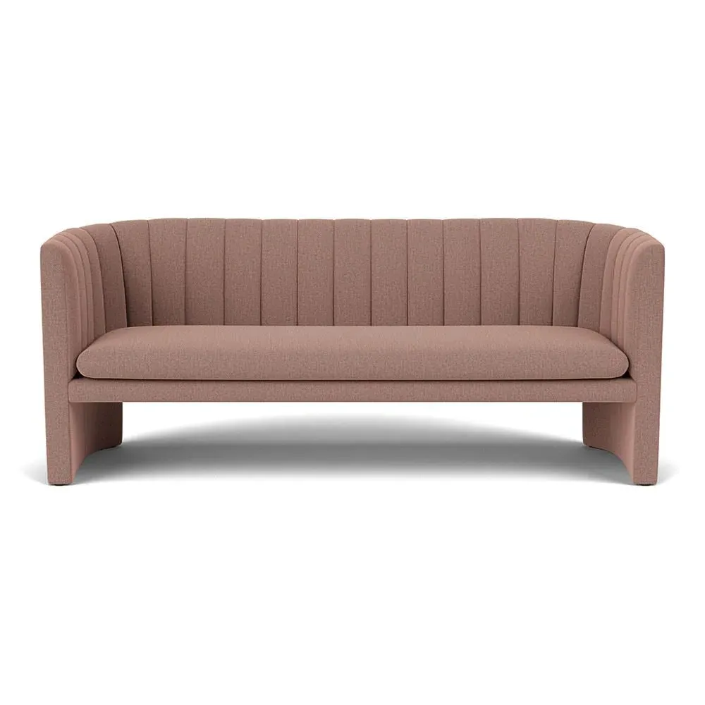 3-Seater Loafer Sofa with Quilting - Re-Wool