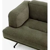3-Seater Sofa with Beech Frame - Clay, Fabric