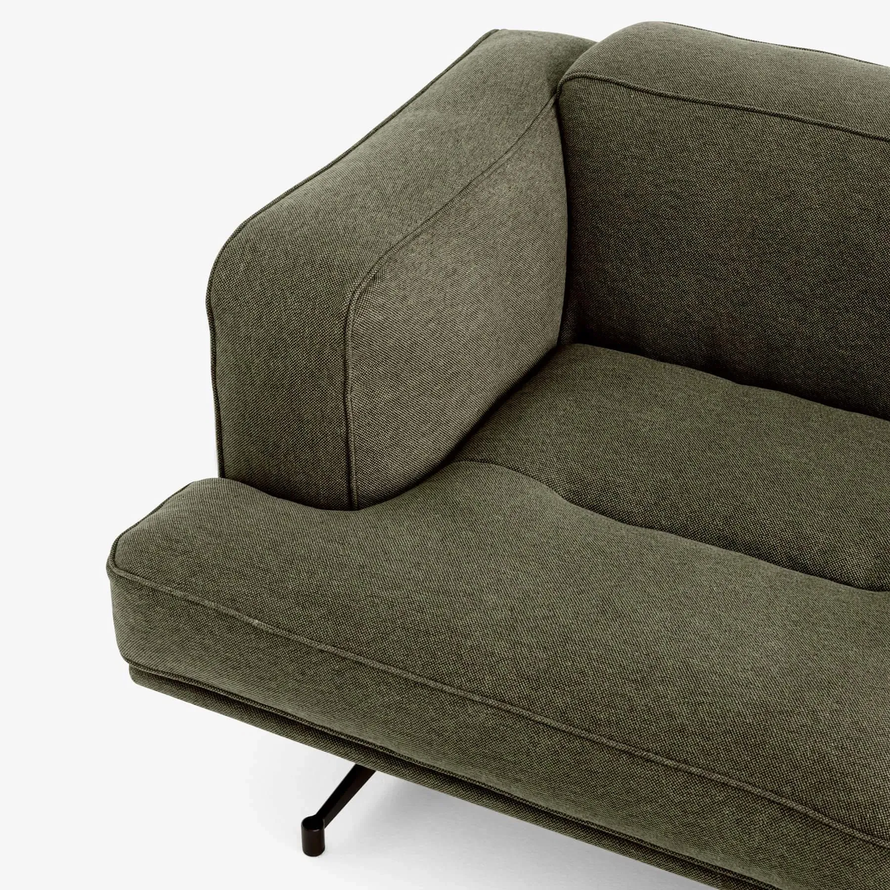 3-Seater Sofa with Beech Frame - Clay, Fabric