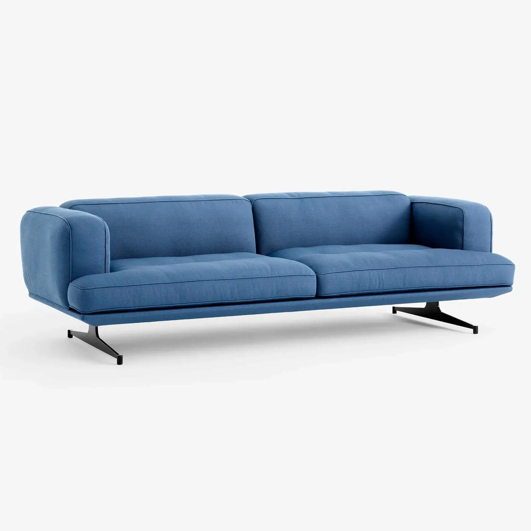 3-Seater Sofa with Beech Frame - Fabric