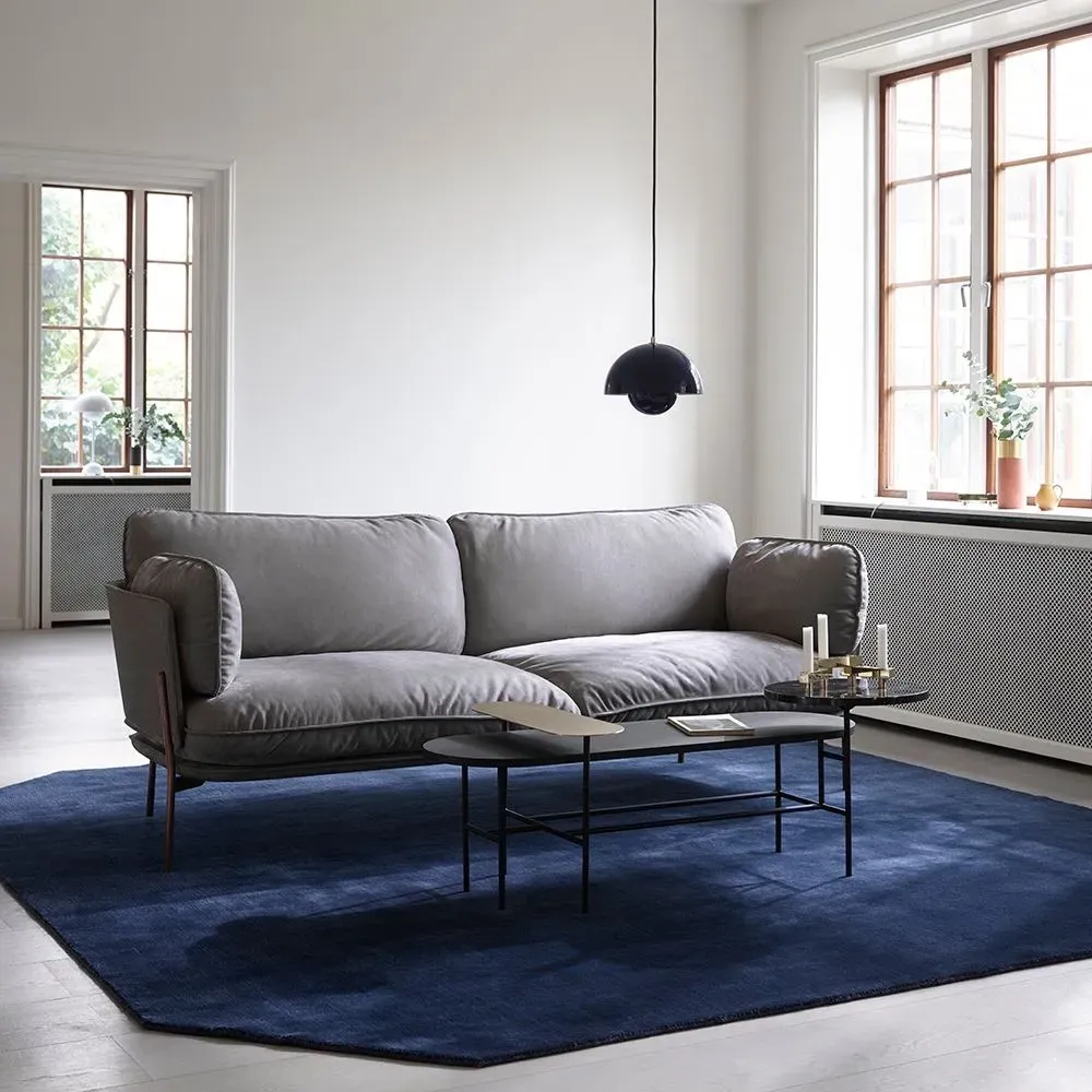 3-Tier Coffee Table JH25 - Brass, Marble