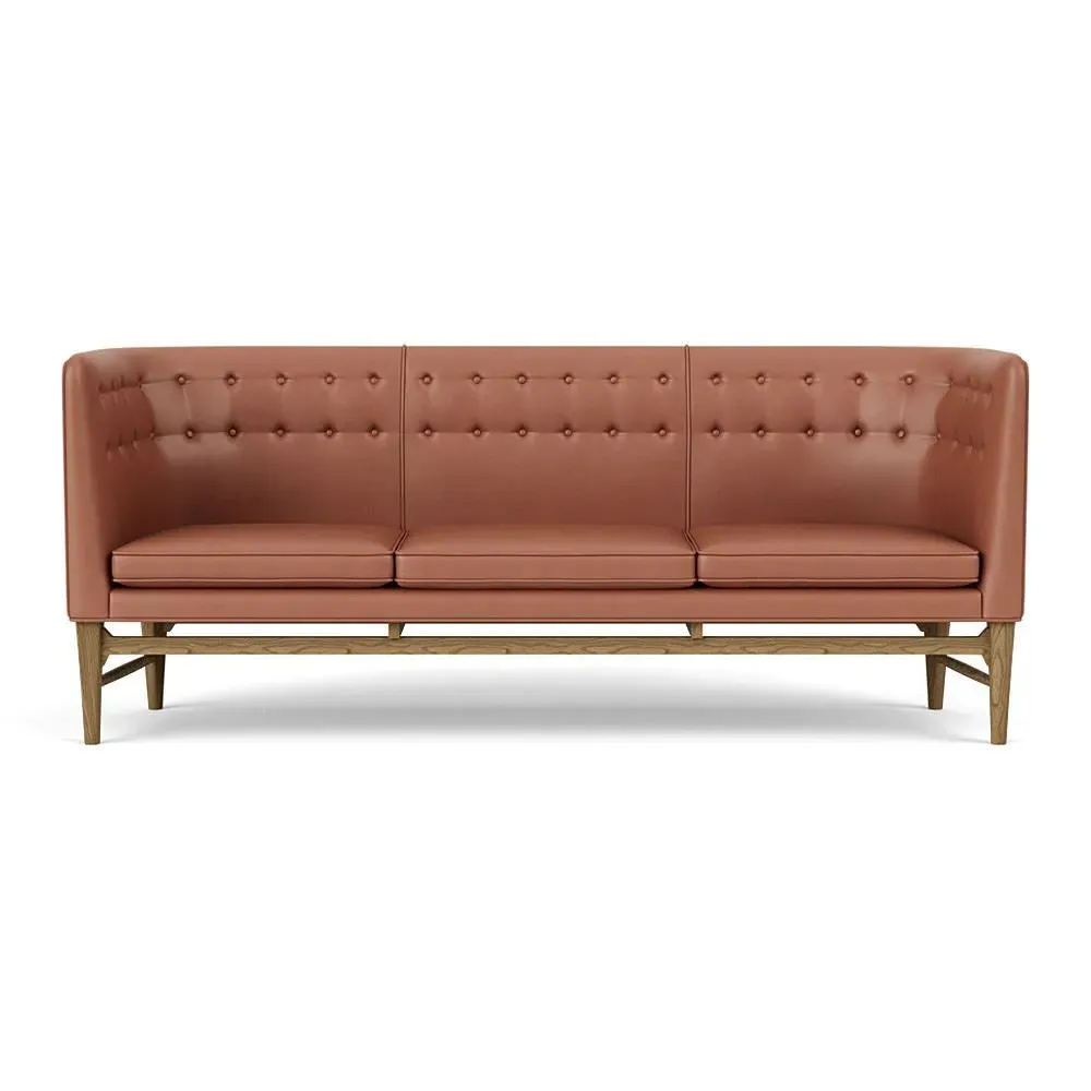 AJ5 Mayor 3-Seater Sofa - Silk, Oak