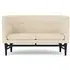 AJ6 Mayor 2-Seater Sofa - Karakorum, Black Lacquered Oak