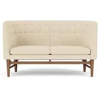 AJ6 Mayor 2-Seater Sofa - Karakorum, Oiled Walnut