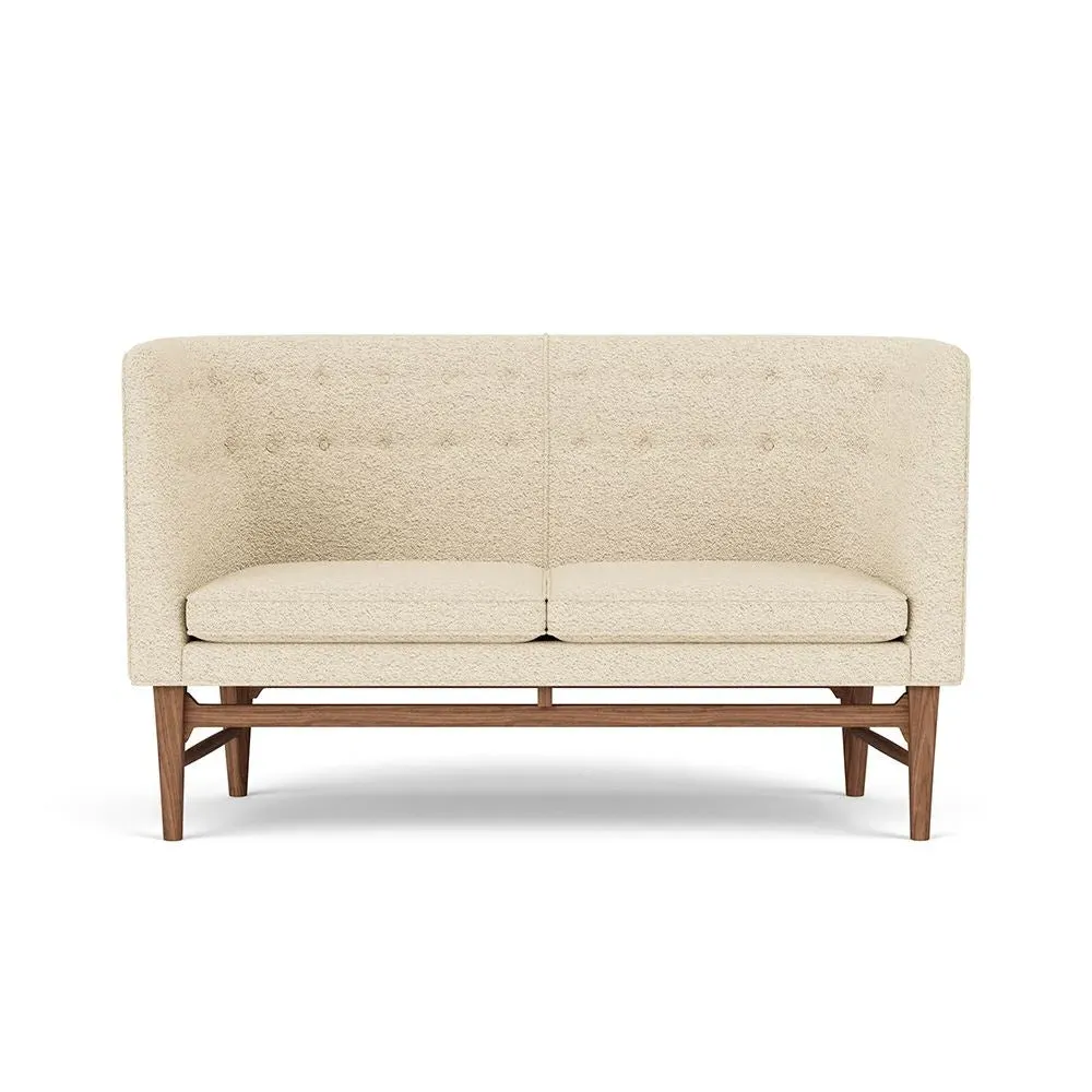 AJ6 Mayor 2-Seater Sofa - Karakorum, Oiled Walnut