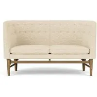 AJ6 Mayor 2-Seater Sofa - Karakorum, Smoked Oiled Oak