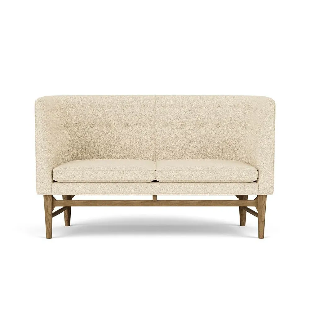 AJ6 Mayor 2-Seater Sofa - Karakorum, Smoked Oiled Oak