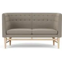 AJ6 Mayor 2-Seater Sofa - Re-Wool, Oiled Oak