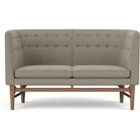 AJ6 Mayor 2-Seater Sofa - Re-Wool, Oiled Walnut