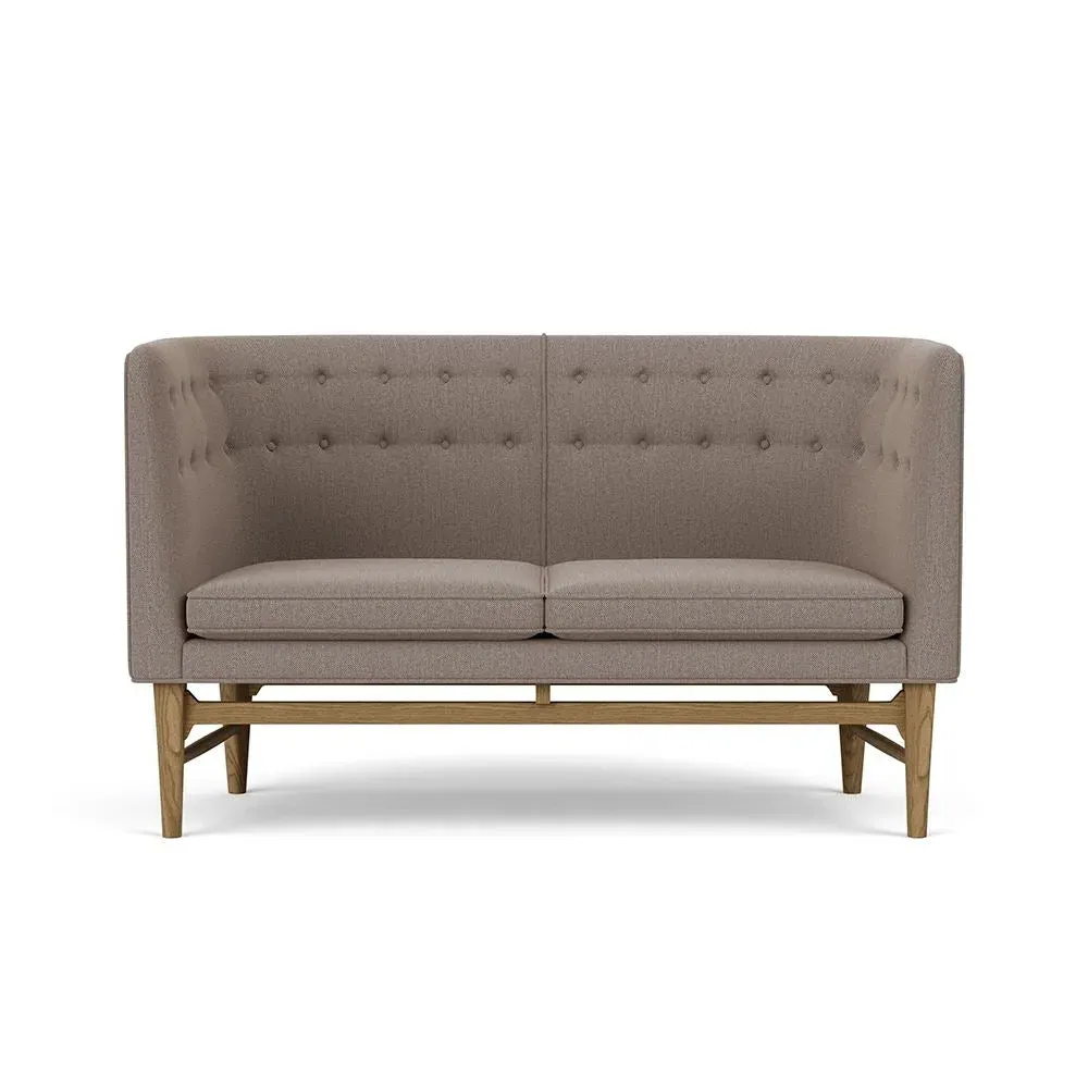 AJ6 Mayor 2-Seater Sofa - Re-Wool, Smoked Oiled Oak