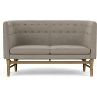 AJ6 Mayor 2-Seater Sofa - Re-Wool, Smoked Oiled Oak