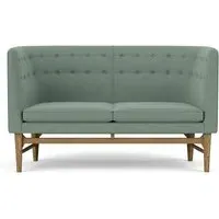 AJ6 Mayor 2-Seater Sofa - Silk, Smoked Oiled Oak