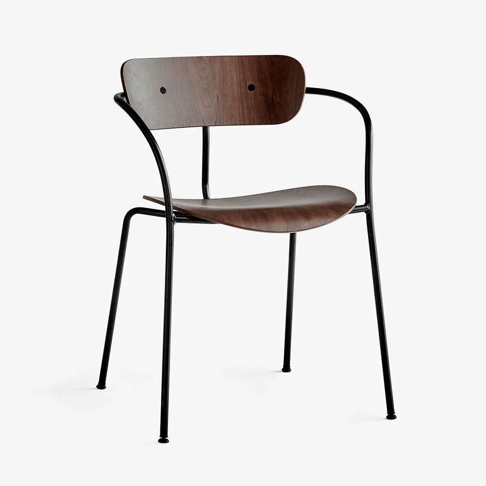 Armless Dining Chair - Natural, Lacquered Oak