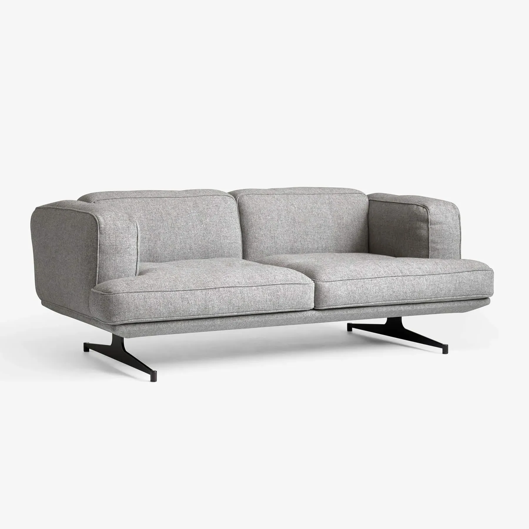 AV22 Inland 2-Seater Sofa - Hallingdal 130, Warm Black