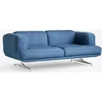 AV22 Inland 2-Seater Sofa - Vidar 733, Polished Aluminium