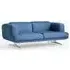 AV22 Inland 2-Seater Sofa - Vidar 733, Polished Aluminium