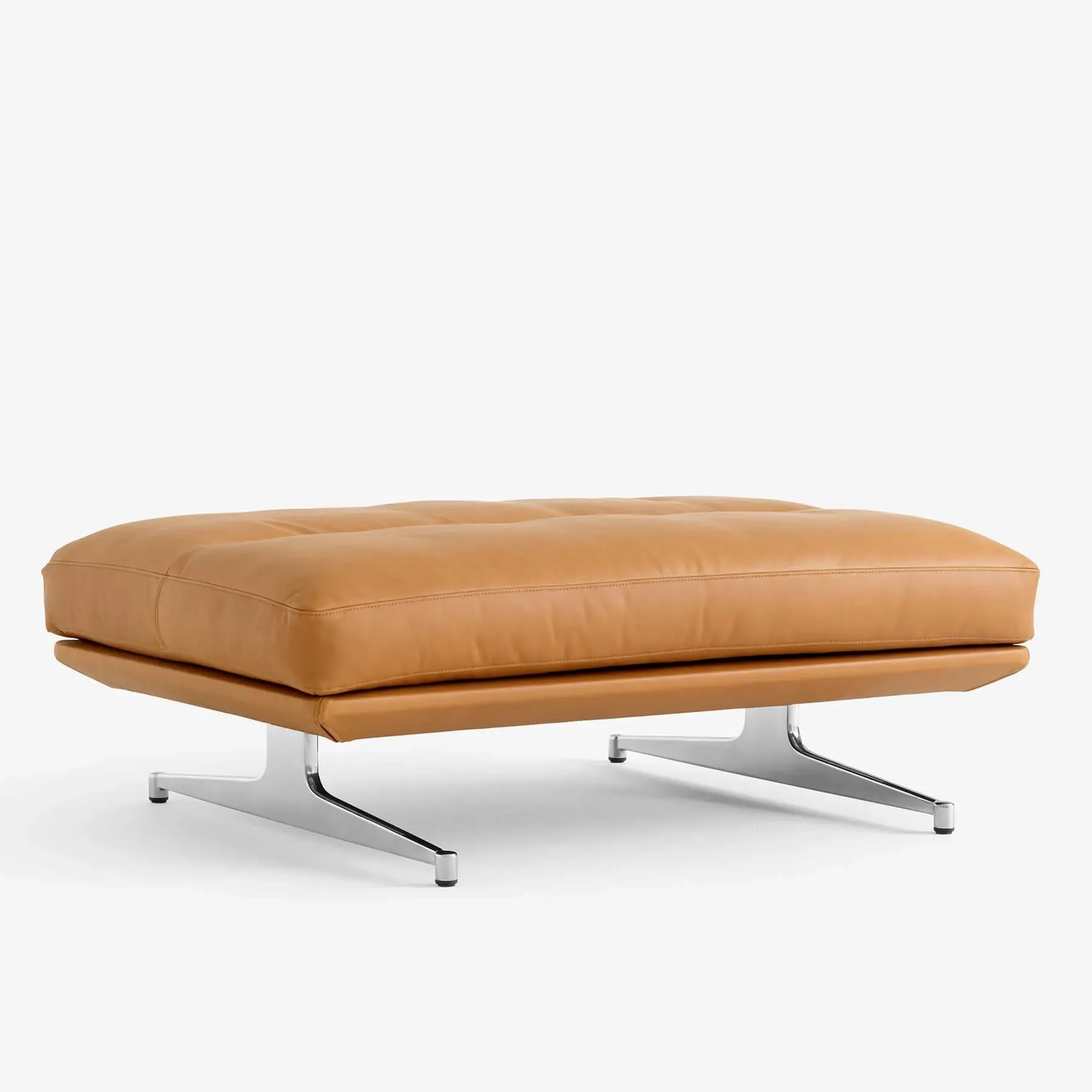 AV32 Inland Pouf - Cognac, Leather