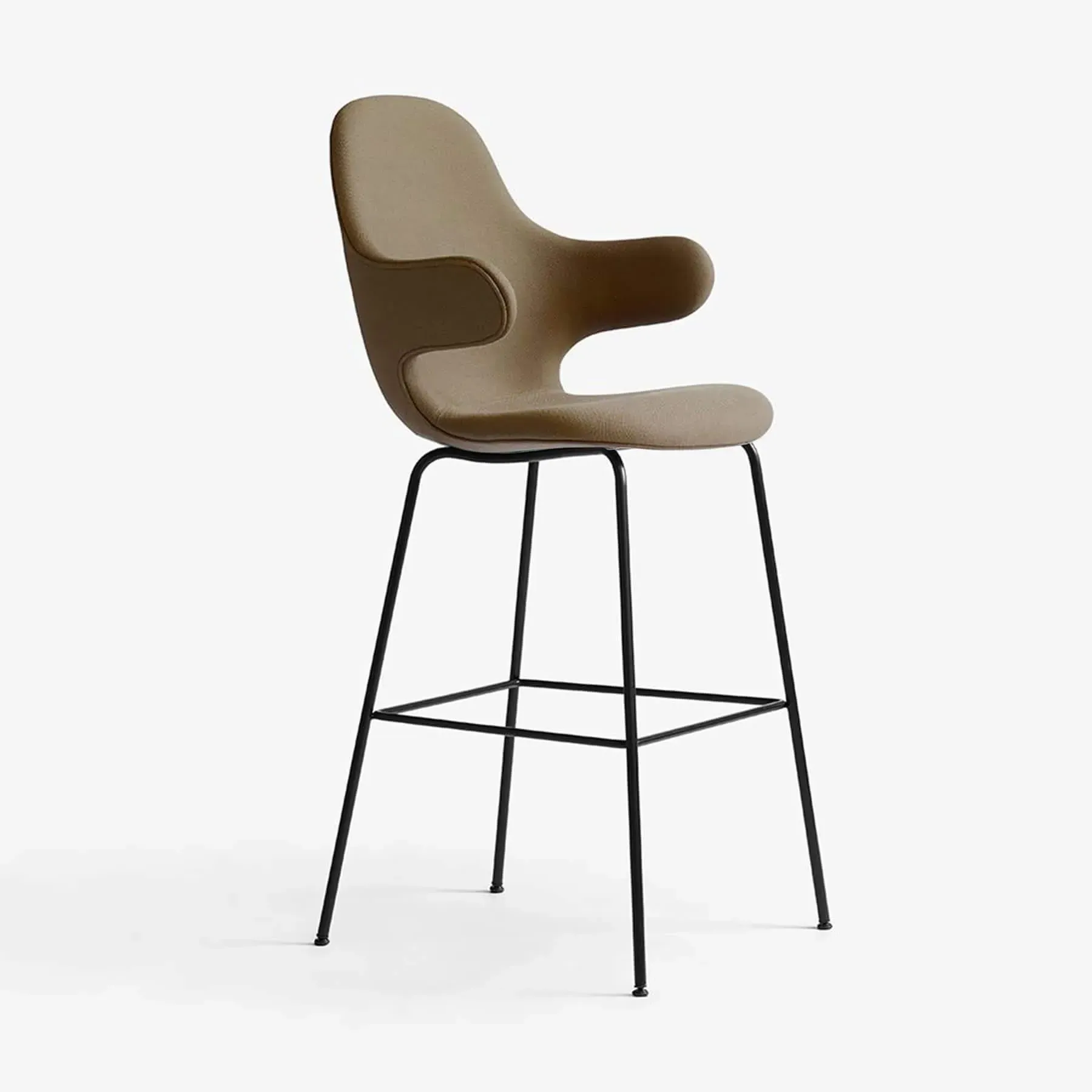 Bar Stool with Arms - Fabric