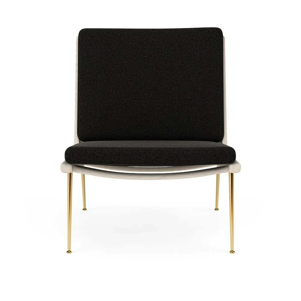 Boomerang Lounge Chair - Re-Wool, Oak