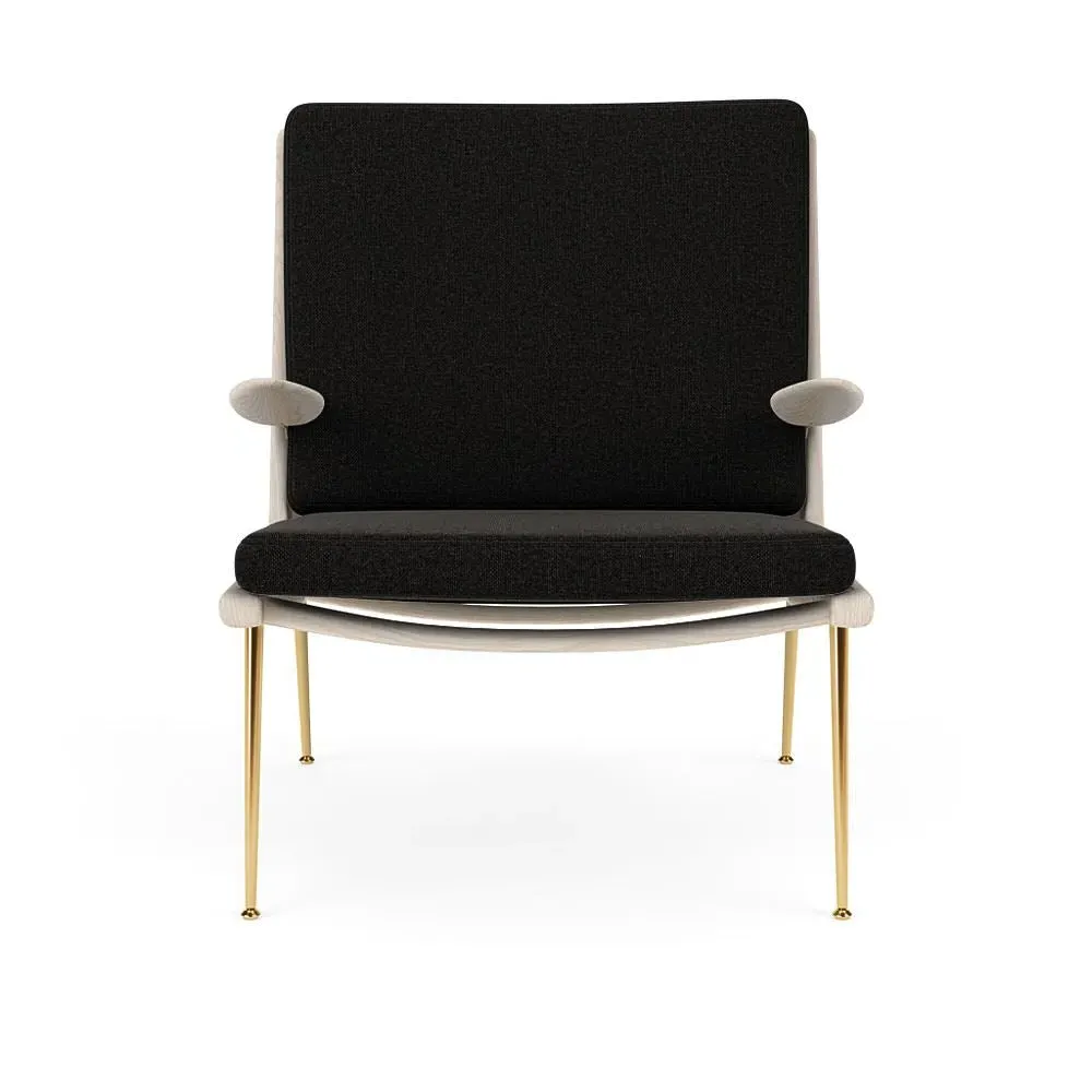 Boomerang Lounge Chair - Re-Wool, Oak