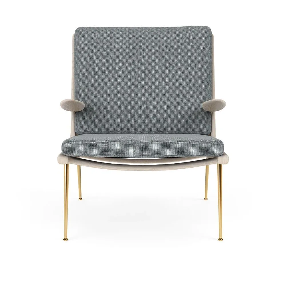 Boomerang Lounge Chair - Re-Wool, Oak