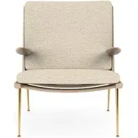 Boomerang Lounge Chair with Armrests - Karakorum